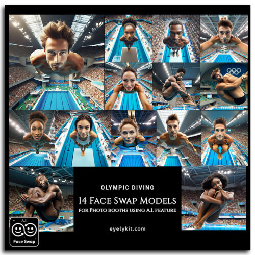 olympic diving AI face swap images ai-photo-booth-face-swap-models-olympic-diving-1