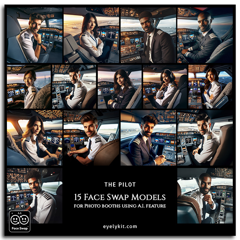 airline pilot AI faceswap images avatars ai-photo-booth-face-swap-models-the-pilot-1