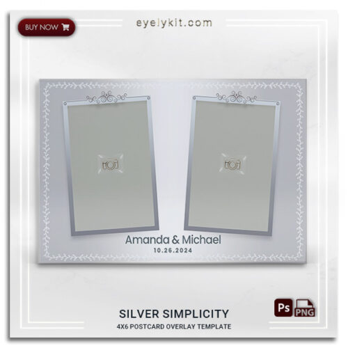 simple silver photo booth template PHOTO-BOOTH-OVERLAY-TEMPLATES-SILVER-SIMPLICITY-2PICP