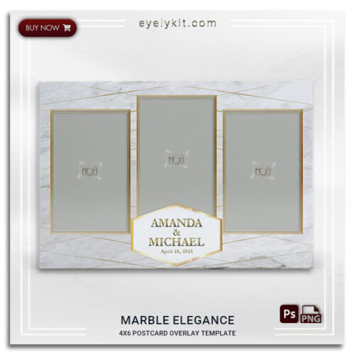 marble and gold photo booth template PHOTO-BOOTH-OVERLAY-TEMPLATES-marble-elegance-3picp