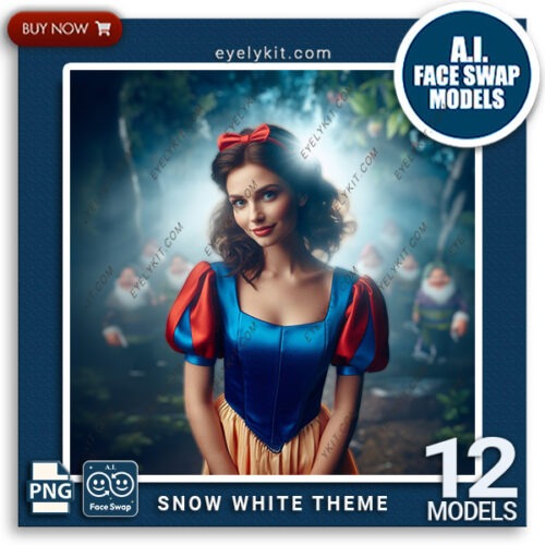 snow white face swap for photo booths AI-face-swap-models-avatars-images-for-photo-booths-snow-white-theme-2