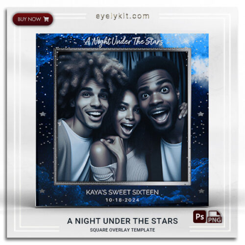 under the stars photobooth template PHOTO-BOOTH-OVERLAY-TEMPLATES-THEAFTERPARTY-square