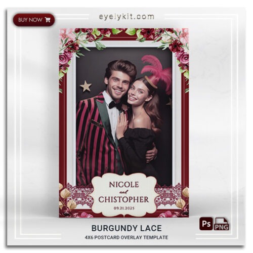 burgundy wedding photobooth template PHOTOBOOTH-OVERLAY-EYELYKIT-HOW-TO-BURGUNDY-LACE-1PICPjpg