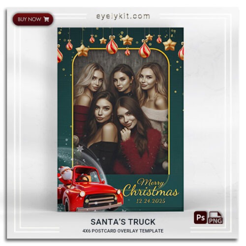 santa truck photo booth frame PHOTOBOOTH-OVERLAY-EYELYKIT-HOW-TO-SANTAS-TRUCJ-1PICP