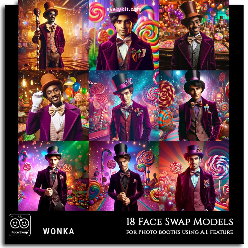 willy wonka face swap images ai-photo-booth-face-swap-models-wonka-1