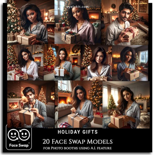 opening a christmas gift face swap AI-Faceswap-models-for-photo-booths-christmas-holidays-opening-a-gift-face-swap-1