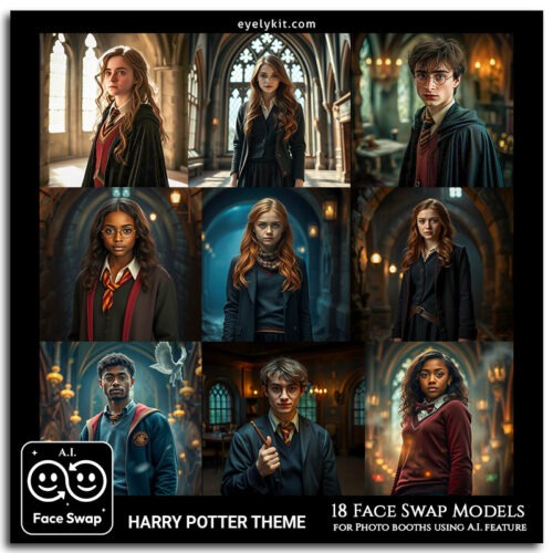 harry potter face swap avatars AI-Faceswap-models-for-photo-BOOTHS-HARRY-POTTER-THEME-3