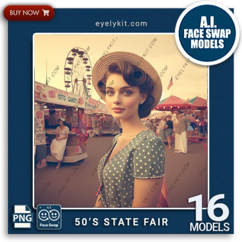 vintage state fair face swap AI-Faceswap-models-for-photo-booths-1950s-state-fair-face-swap-carnival-1