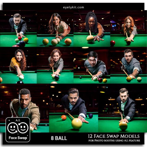 8 ball billiards face swap AI-Faceswap-models-for-photo-booths-8-ball-billiards-pool-snooker-face-swap-2