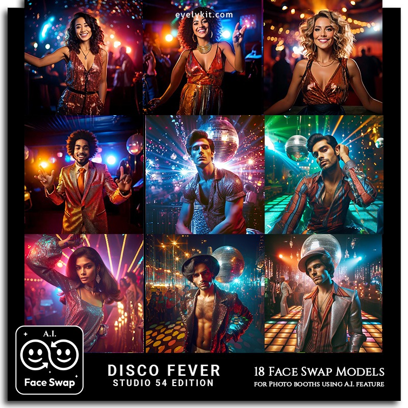 retro disco face swap images AI-Faceswap-models-for-photo-booths-DISCO-faceswap-disco-fever-1 AI-Faceswap-models-for-photo-booths-DISCO-faceswap-disco-fever-2 AI-Faceswap-models-for-photo-booths-DISCO-faceswap-disco-fever-3