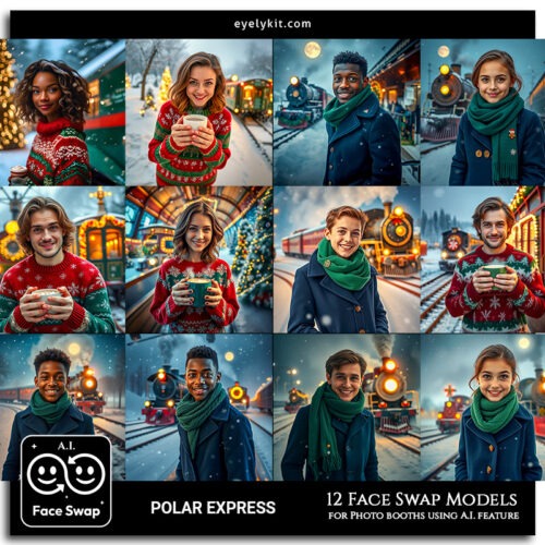 polar express face swap AI-Faceswap-models-for-photo-booths-polar-express-1