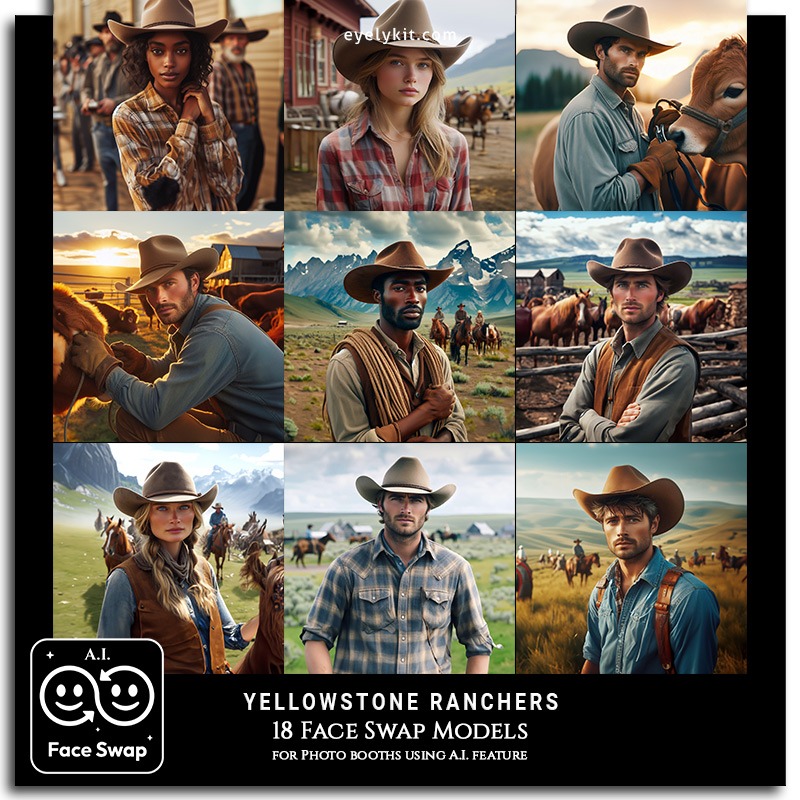 ranchers face swap models AI-Faceswap-models-for-photo-booths-yellowstone-ranchers-1