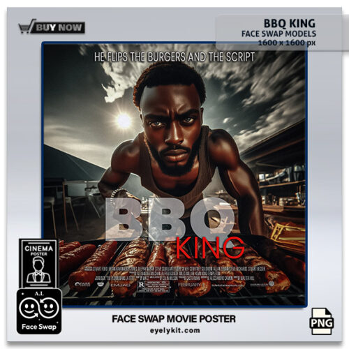 bbq movie poster face swap AI-Generated-Face-Swap-Movie-Posters-Photo-Booths-bbq-king-movie-poster-1