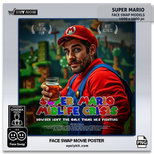 super mario movie poster face swap AI-Generated-Face-Swap-Movie-Posters-Photo-Booths-super-mario-movie-poster-2