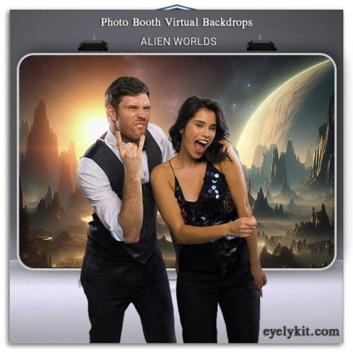 alien world backdrops AI-generated-virtual-backdrops-backgrounds-for-photobooth-overlat-templates-star-wars-ALIEN-WORLD-1