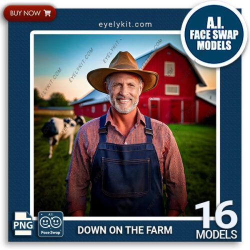 farmer face swap photos AIFaceswap-models-for-photo-booths-DOWN-ON-THE-FARM-RED-BARN-FACE-SWAP-2