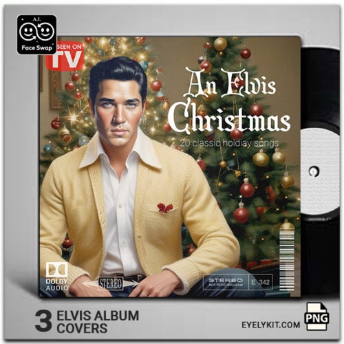 Elvis Christmas Album Covers Face Swap Album-cover-face-swap-photo-booths-ELVIS-ALBUM-COVERS-4