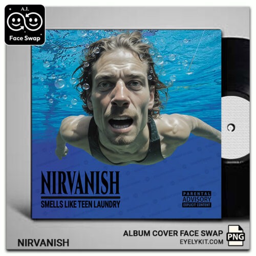 nirvana album cover face swap Album-cover-face-swap-photo-booths-NIRVANA-1