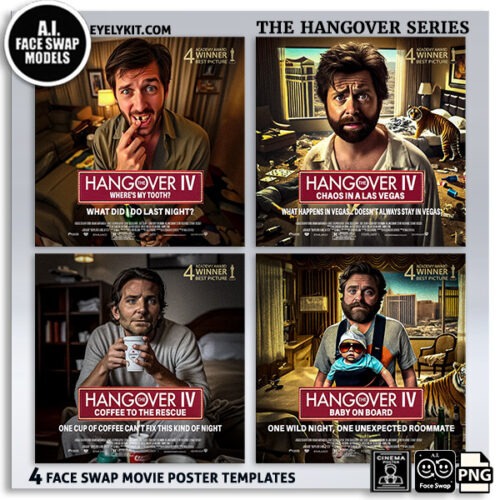 the hangover movie poster face swap