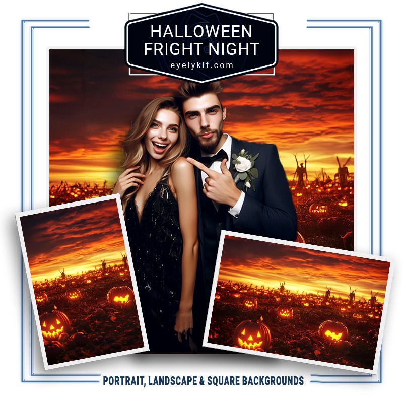 scary halloween virtual backdrops