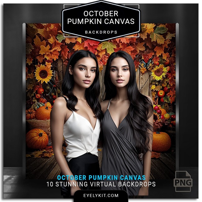 october pumpkin photo booth backdrops Virtual-Backdrops-Photo-Booths-october-pumpkins-canvas-4