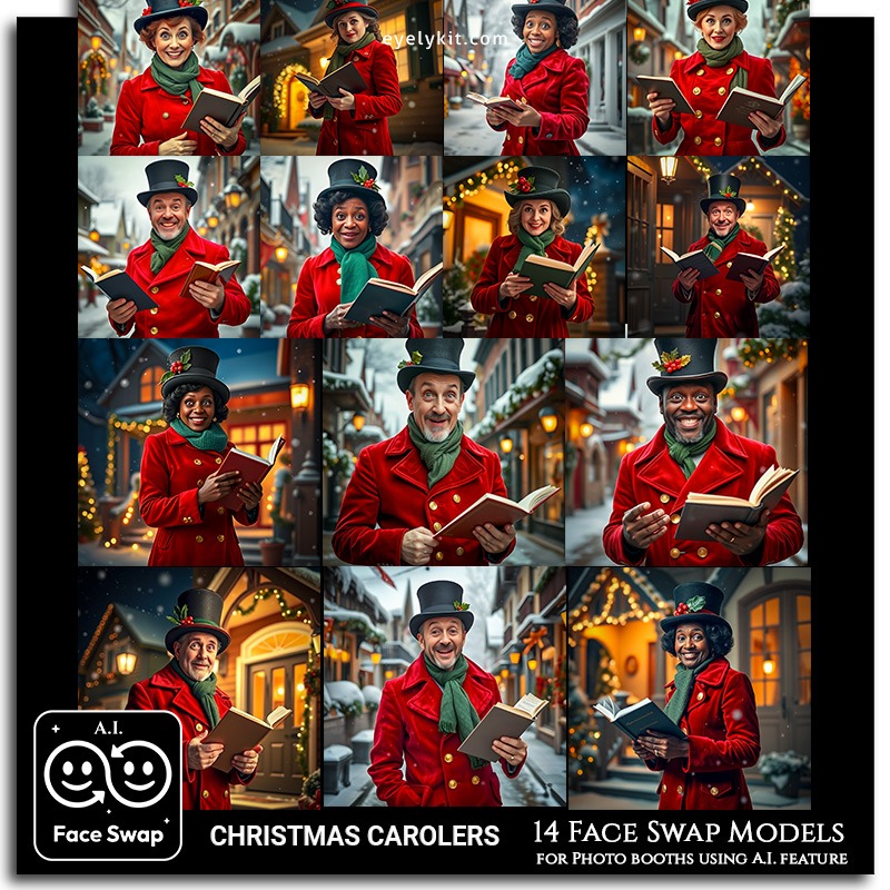 christmas carolers face swap avatars a-i-photo-booth-face-swap-models-template-christmas-carolers-2