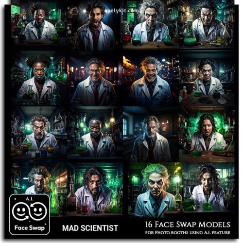 mad scientist halloween face swap ai-photo-booth-face-swap-models-mad-scientist--halloween-2