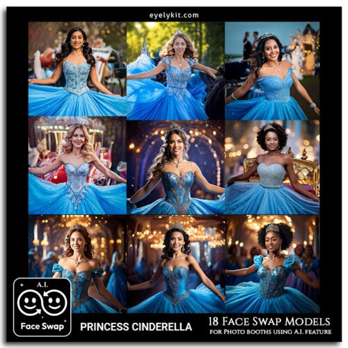 princess cinderella face swap ai-photo-booth-face-swap-models-princess-cinderella-2