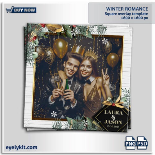 elegant winter wedding templates photo-booth-overlay-templates-frames-4x6-2x6-square-360-booths-eyelykit-WINTER-ROMANCE-SQUARE