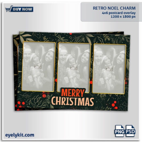 retro christmas overlay frames photo-booth-overlay-templates-frames-4x6-2x6-square-360-booths-eyelykit-graphics-RETRO-NOEL-CHARM-3PICP