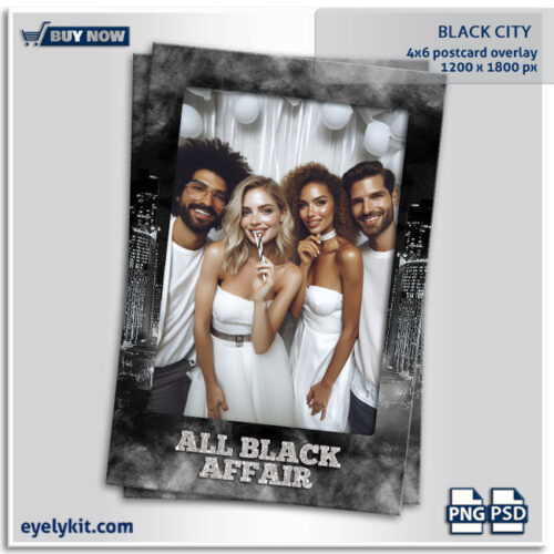 All black party city overlay template photo-booth-overlay-templates-frames-4x6-2x6-square-360-booths-eyelykit-graphics-black-city-1picp