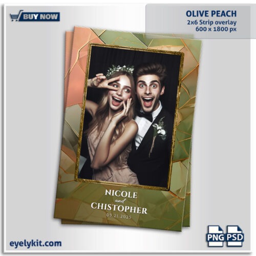 olive peach photo booth templates- our Olive Pink Overlay Template! This stunning overlay combines soft peach and olive tones with a chic marble effect, creating a timeless look that’s perfect for weddings, bridal showers, or any upscale event. Designed with a stylish blend of pink and olive hues, this overlay brings sophistication and charm to every snapshot, GIF, or boomerang. Fully customizable and available in multiple sizes, this peach and olive marble overlay is the ideal way to elevate your photo booth with a hint of modern glamour