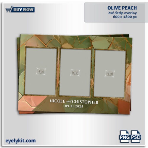 olive peach photo booth templates- our Olive Pink Overlay Template! This stunning overlay combines soft peach and olive tones with a chic marble effect, creating a timeless look that’s perfect for weddings, bridal showers, or any upscale event. Designed with a stylish blend of pink and olive hues, this overlay brings sophistication and charm to every snapshot, GIF, or boomerang. Fully customizable and available in multiple sizes, this peach and olive marble overlay is the ideal way to elevate your photo booth with a hint of modern glamour