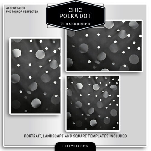 Chic Polka Dot Backdrops- a fun yet sophisticated collection of virtual backdrops designed to add a playful touch with a modern twist. Featuring stylish polka dot patterns in a variety of color schemes, these backdrops strike the perfect balance between elegance and whimsy, making them ideal for a wide range of events. Whether it’s a wedding, birthday party, baby shower, or corporate event, these backdrops bring a timeless yet contemporary vibe to any photo booth experience.