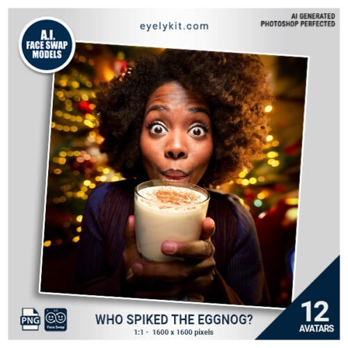 funny people drinking eggnog face swap- Add a splash of holiday humor to your photo booth with our Funny People Drinking Eggnog Face Swap Avatars! Perfect for Christmas parties, holiday gatherings, and winter celebrations, this hilarious collection features a range of festive characters caught mid-sip (or mid-spill!) of everyone’s favorite seasonal drink—eggnog!