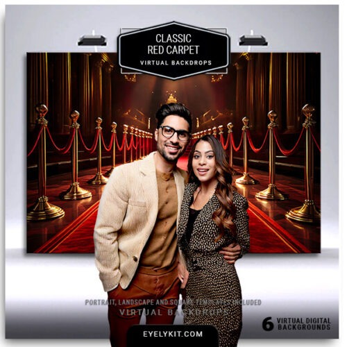 Classic Red Carpet Photo Backdrops- resolution digital designs that bring the allure of Hollywood to your events. Perfect for photo booths, photographers, and event planners, these backdrops exude sophistication and charm, making them the ideal choice for award ceremonies, gala nights, premieres, and celebrity-themed parties.