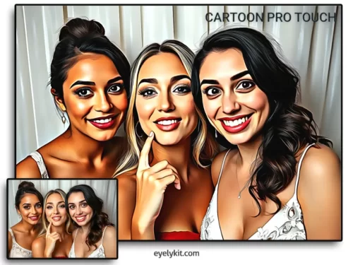 Cartoon Glam Droplets- a powerful Photoshop tool designed to transform photos into stunning cartoon-style masterpieces. This droplet uses advanced editing techniques and highly technical Photoshop actions to deliver a professional-grade cartoon effect that’s both vibrant and realistic.