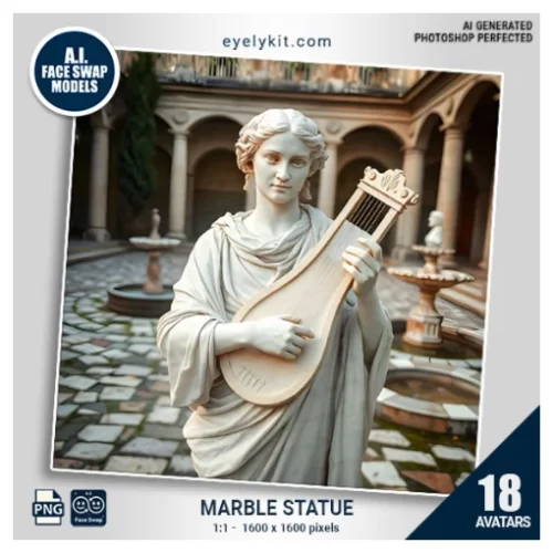 Marble Statue face swap Avatars- Marble Statue face swap, art-themed photo booth avatars, classical sculpture face swaps, timeless art photo booth templates, marble statue photo booth avatars, high-resolution photo booth avatars, AI-powered face swaps, classical art party photo booth, elegant photo booth templates.