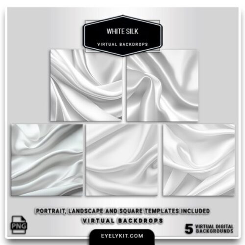 White Silk Virtual Backdrops- Perfect for weddings, galas, corporate events, or any celebration requiring a refined touch, these backdrops create a clean, luxurious aesthetic with the soft, shimmering beauty of white silk. Whether you're hosting a formal occasion or a minimalist-themed event, these high-quality virtual backdrops elevate every photo with timeless charm and class.