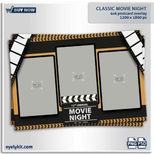 classic movie night overlay templates-our Classic Movie Night Overlay Templates help transport your guests to a world of cinematic wonder. These overlays are perfect for themed events where entertainment takes center stage.