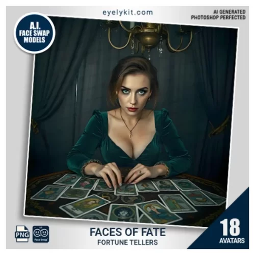 Fortune Tellers Face Swap-a captivating collection of avatars designed to transform photo booth users into enchanting seers of the unknown. Perfect for themed events, Halloween parties, or any gathering where mystery and magic take center stage, this bundle brings a fun, mystical twist to every photo!