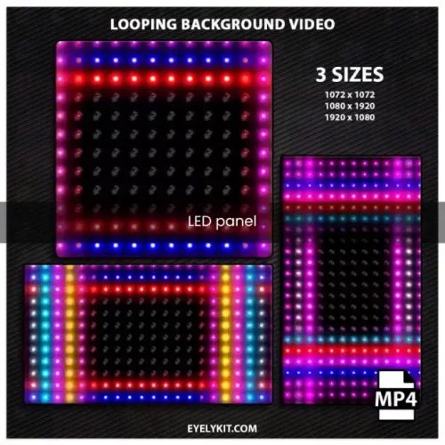 LED Panel Background Video- the animated backdrops create a dynamic environment that enhances the action. Whether it’s shimmering gold glitter, a retro disco spiral, or a cinematic landscape, the possibilities are endless. These backgrounds ensure every 360 video stands out, providing professional-grade results that are instantly shareable on social media.