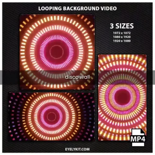 disco wall video background- a vibrant and hypnotic video backdrop perfect for photo booths. Featuring a dynamic spiral design with dazzling lights and shimmering effects, this backdrop creates a high-energy atmosphere that will transport guests straight to the dance floor of the 1970s.