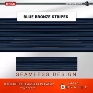 360 STATIC BACKGROUND CURATOR-360-BOOTH-AR-BACKGROUND-BLUE-BRONZE-STRIPES