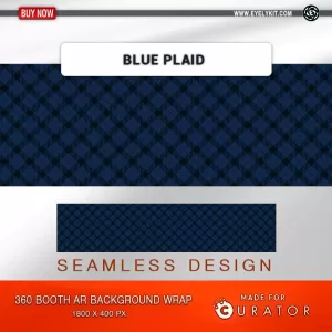 360 STATIC BACKGROUND CURATOR-360-BOOTH-AR-BACKGROUND-BLUE-PLAID